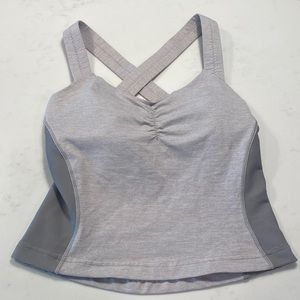Lululemon tank top 6 gray pink